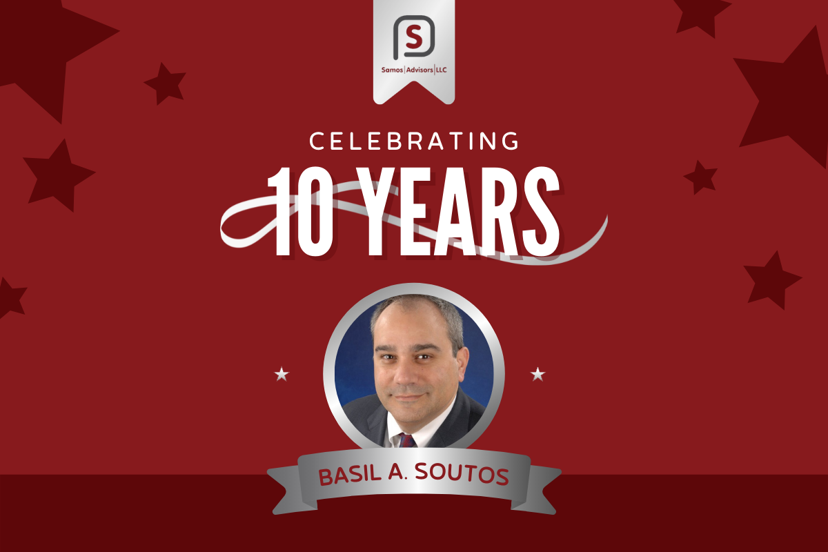 Samos Advisors Celebrates 10 Years of Project Management and EVMS Leadership